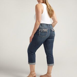 Silver Jeans Women's Classic Blue Cropped Denim